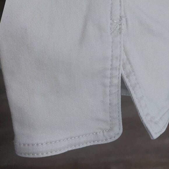 Democracy Puff Shoulder Twill Jacket with Peplum Hem size Large NWOT - Picture 9 of 12